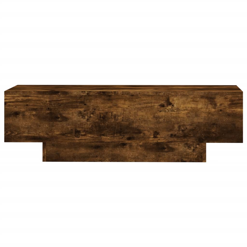 Table basse chêne fumé 100x49,5x31 cm bois d'ingénierie Tables basses vidaXL