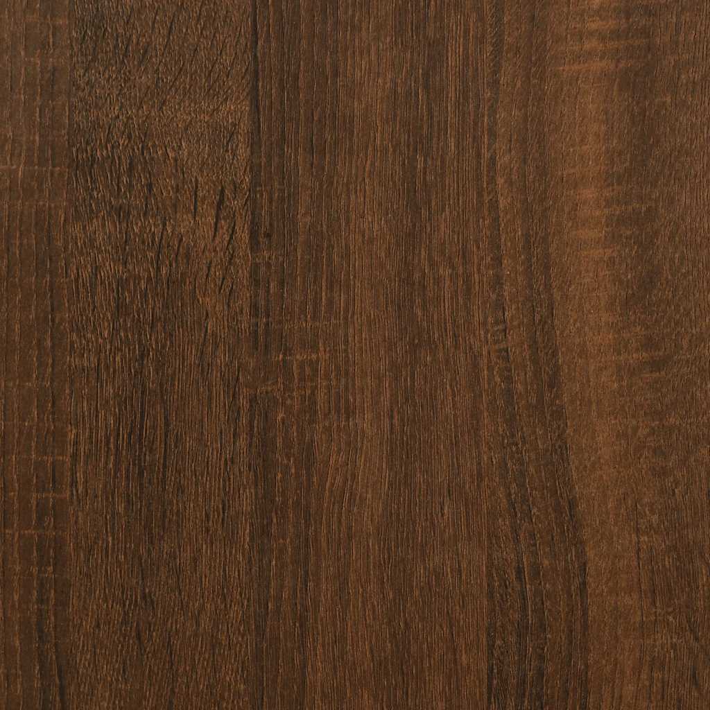 Table basse chêne marron 100x49,5x31 cm bois d'ingénierie XIOS