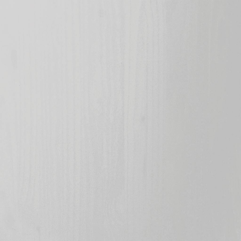 Armoire roulante avec tiroirs MOSS blanc bois de pin solide