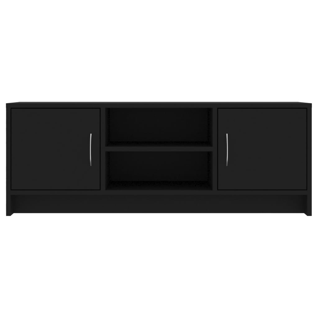 Meuble TV noir 102x30x37,5 cm bois d'ingénierie - XIOS
