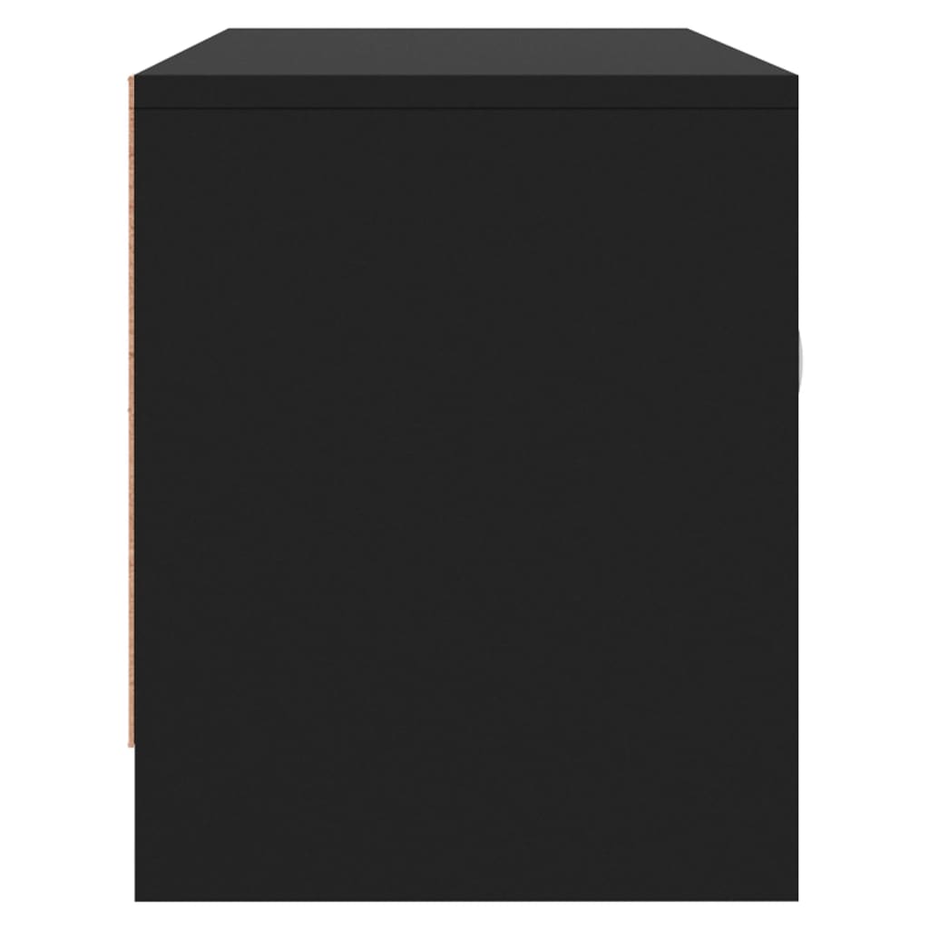Meuble TV noir 102x30x37,5 cm bois d'ingénierie - XIOS