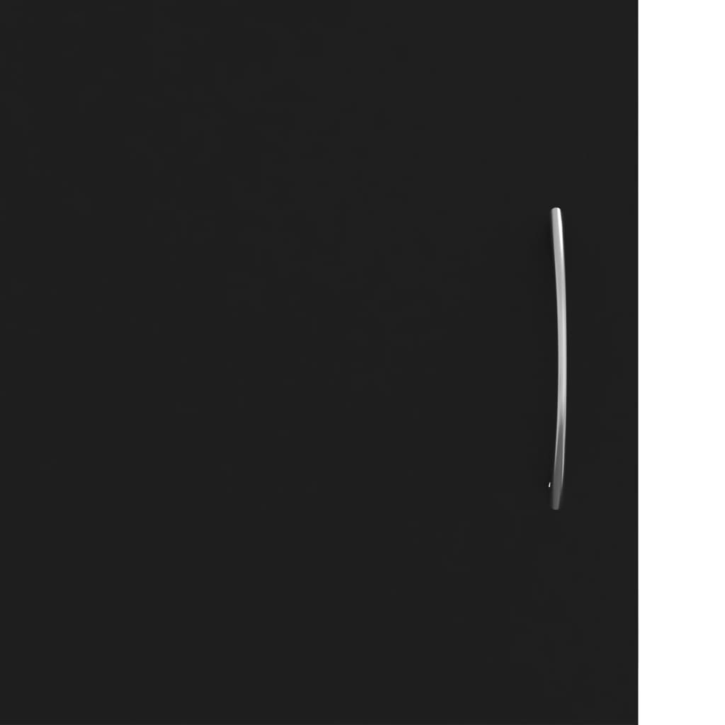 Meuble TV noir 102x30x37,5 cm bois d'ingénierie - XIOS