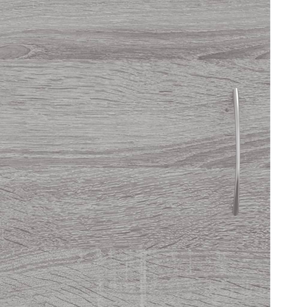 Meuble TV sonoma gris 102x30x37,5 cm bois d'ingénierie - XIOS