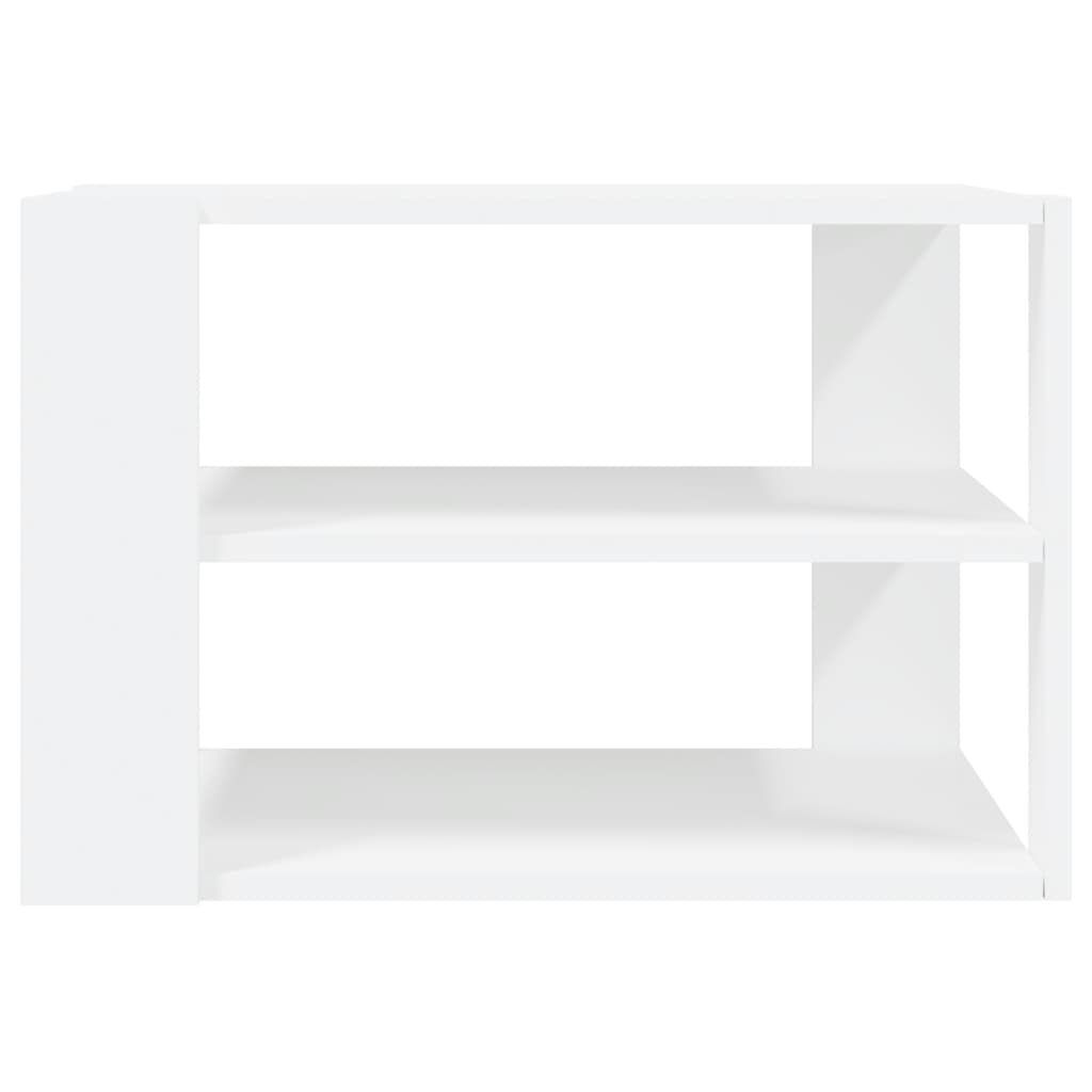Table basse blanc 59,5x59,5x40 cm bois d'ingénierie - XIOS