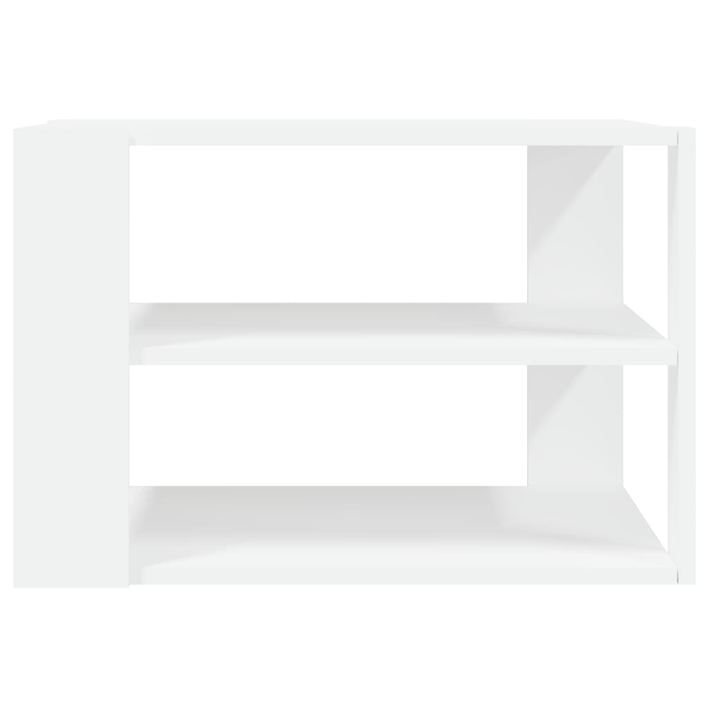 Table basse blanc 59,5x59,5x40 cm bois d'ingénierie - XIOS
