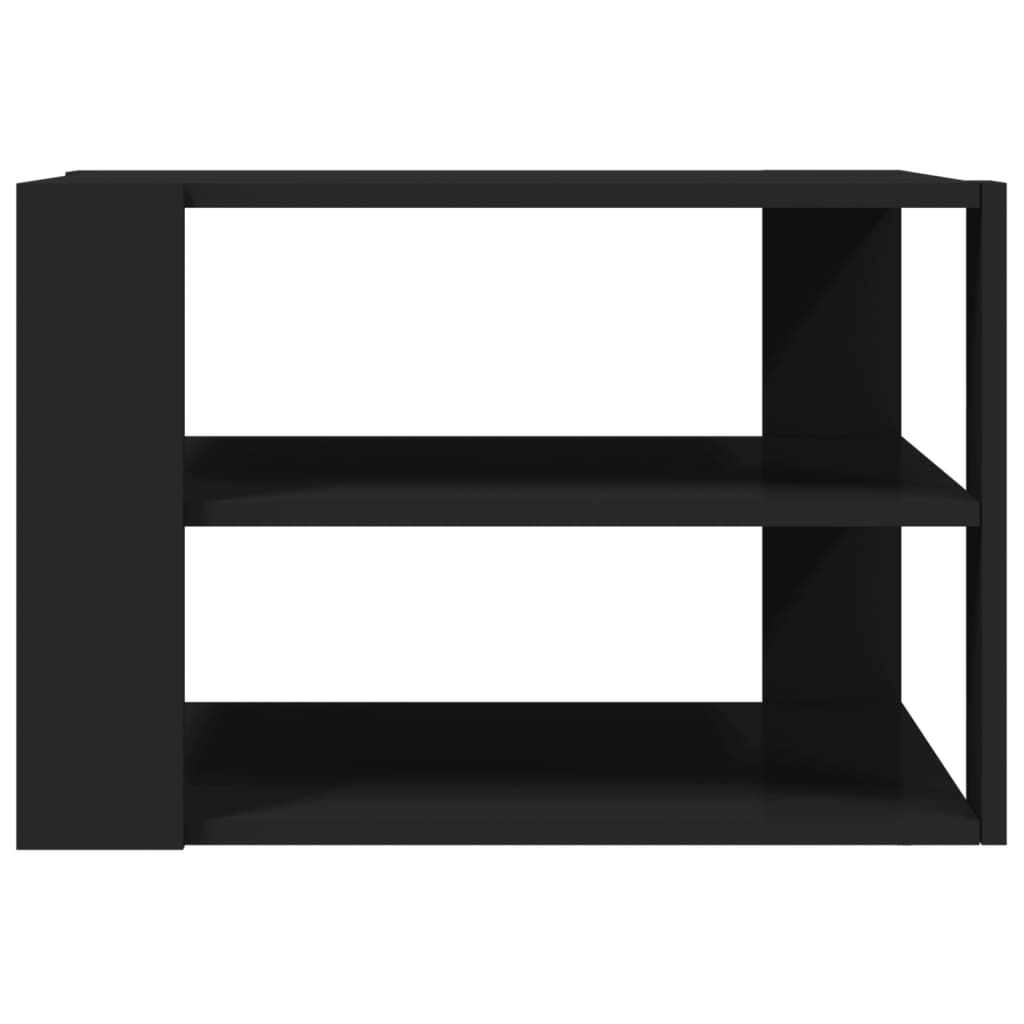 Table basse noir 59,5x59,5x40 cm bois d'ingénierie - XIOS