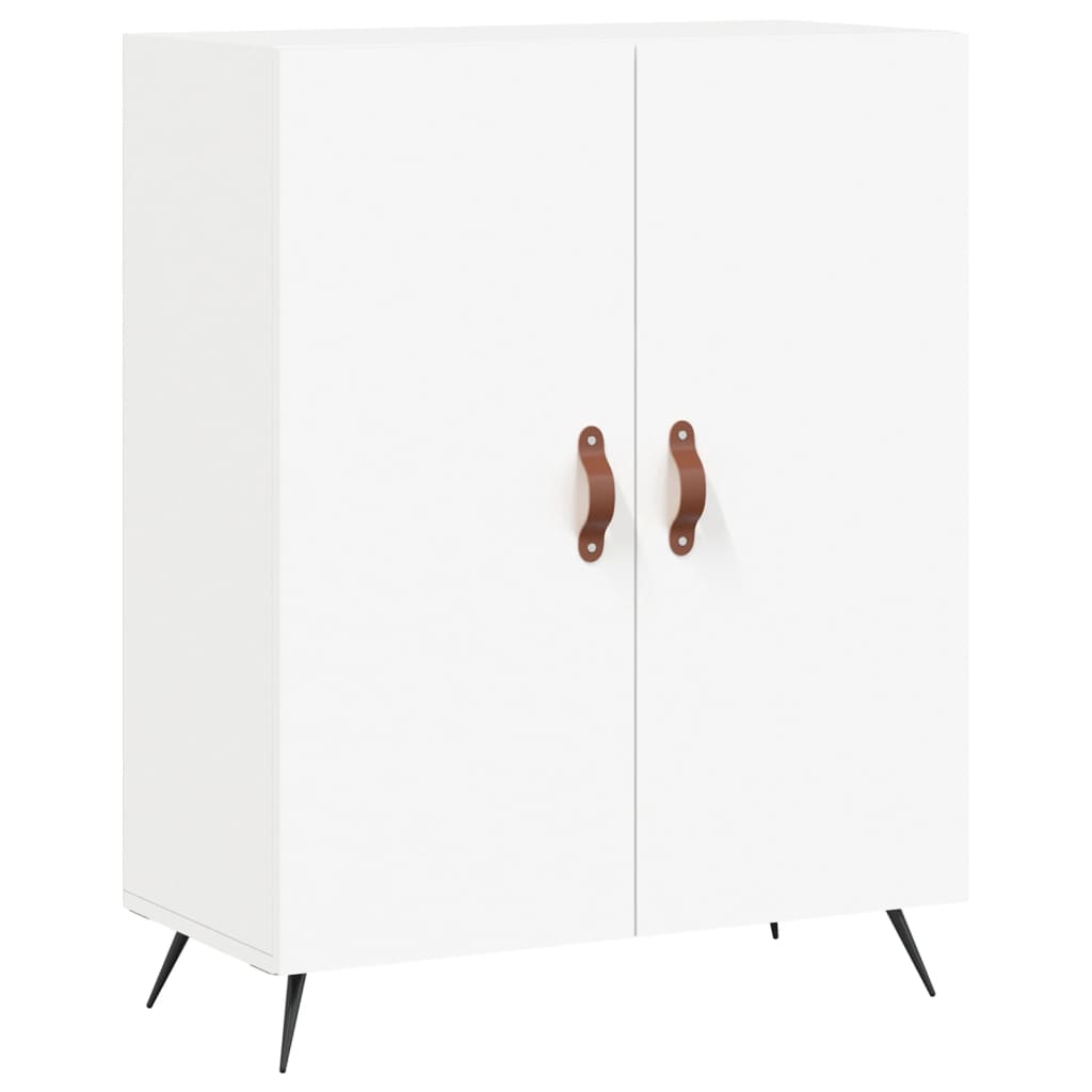 Buffet haut Blanc 69,5x34x180 cm Bois d'ingénierie Buffets & bahuts vidaXL   