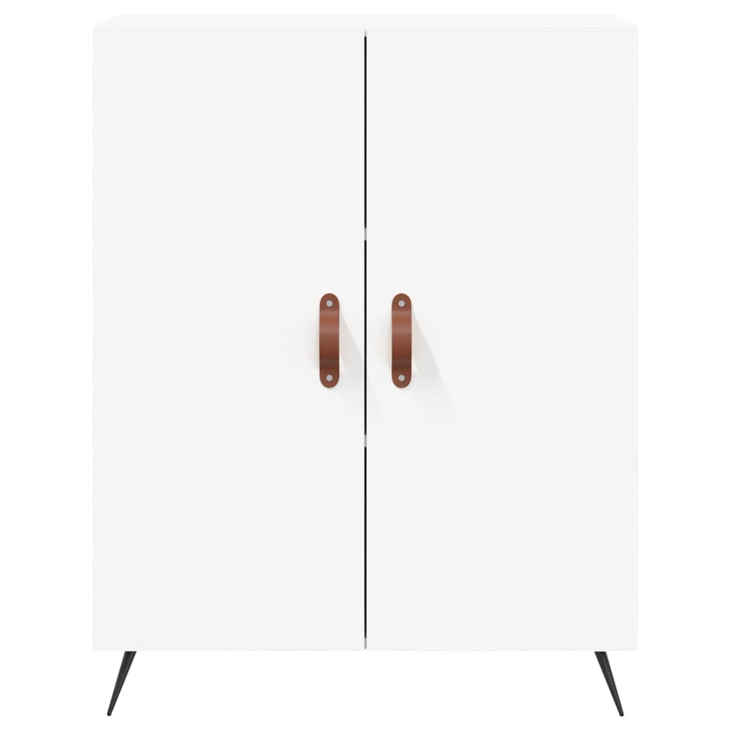 Buffet haut Blanc 69,5x34x180 cm Bois d'ingénierie Buffets & bahuts vidaXL   