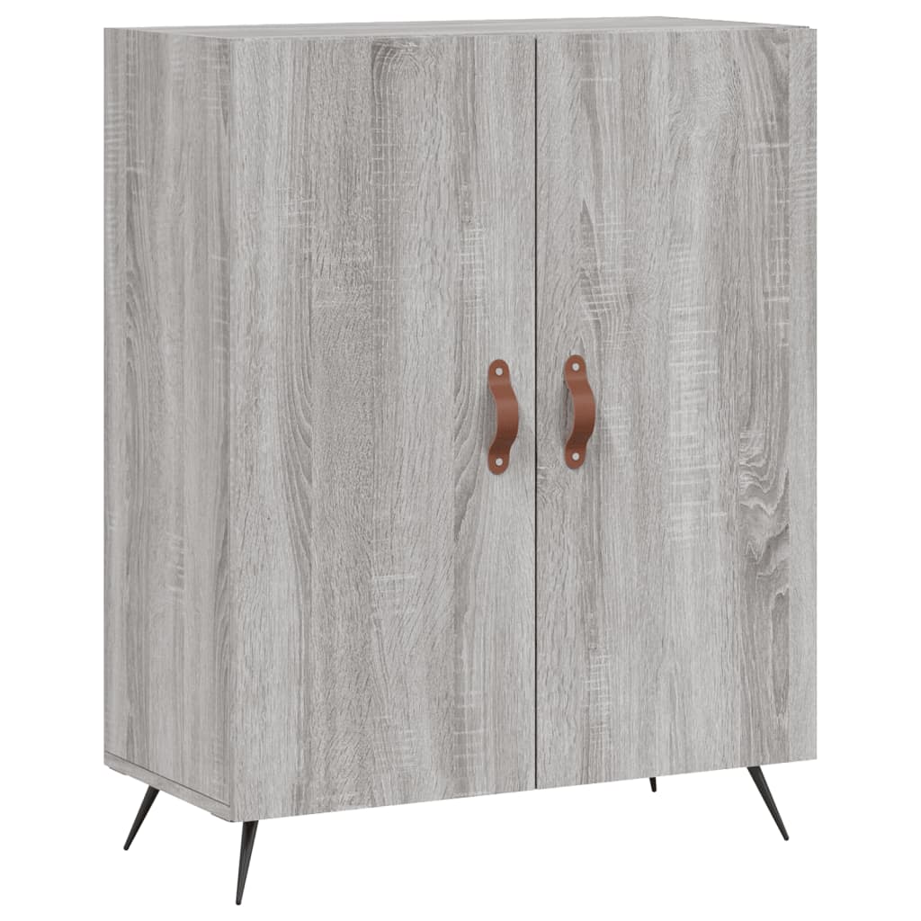 Buffet haut Sonoma gris 69,5x34x180 cm Bois d'ingénierie - XIOS
