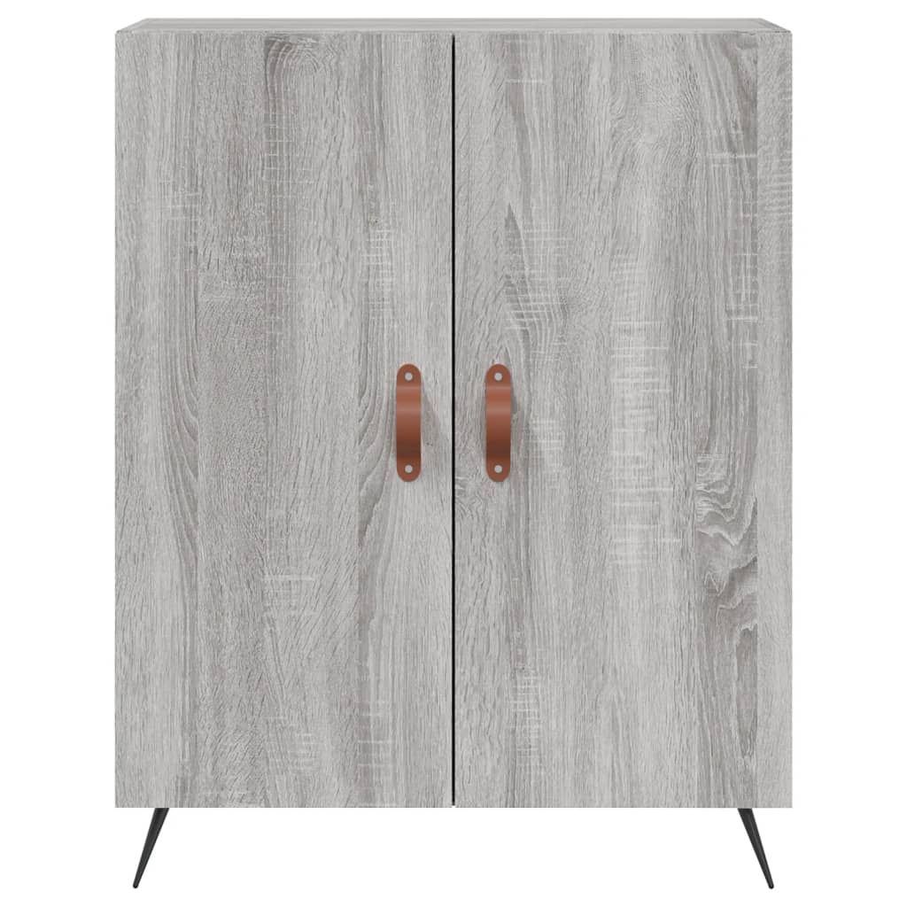 Buffet haut Sonoma gris 69,5x34x180 cm Bois d'ingénierie - XIOS