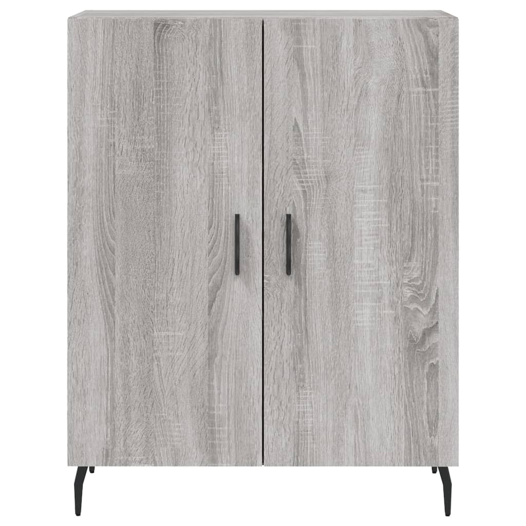 Buffet haut Sonoma gris 69,5x34x180 cm Bois d'ingénierie - XIOS
