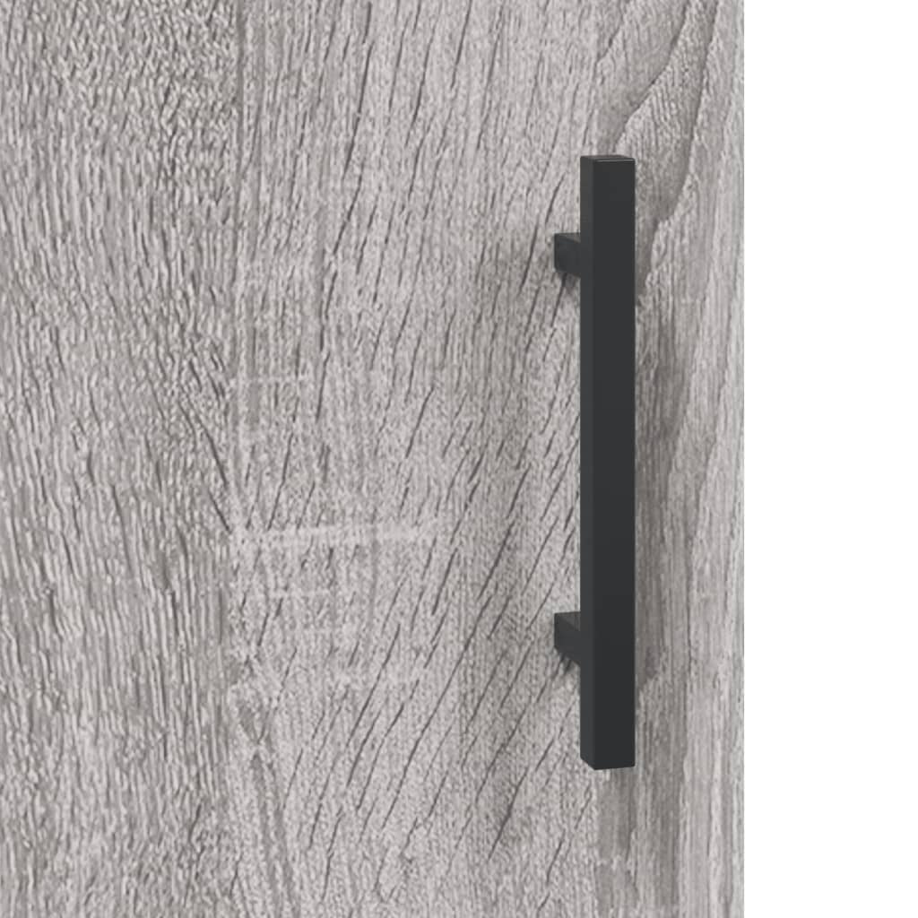 Buffet haut Sonoma gris 69,5x34x180 cm Bois d'ingénierie - XIOS