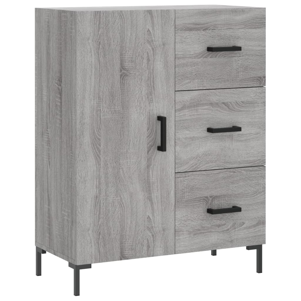 Buffet haut Sonoma gris 69,5x34x180 cm Bois d'ingénierie - XIOS