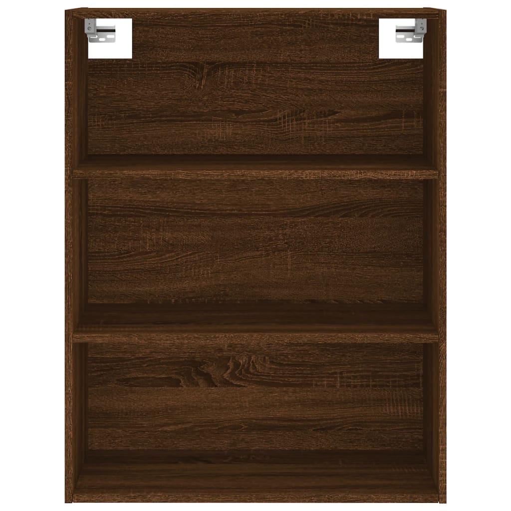 Buffet haut Chêne marron 69,5x34x180 cm Bois d'ingénierie Buffets & bahuts vidaXL