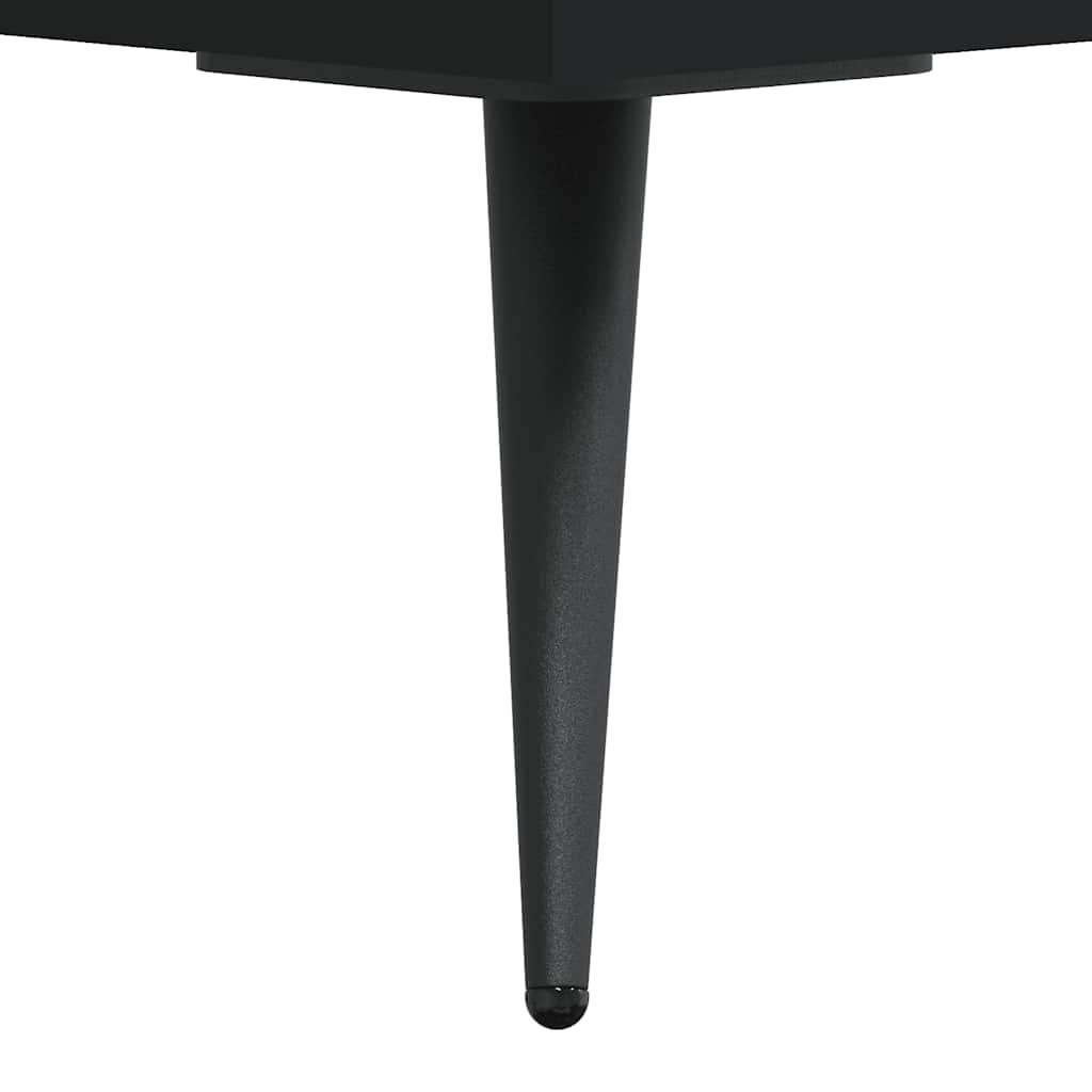 Buffet haut Noir 69,5x34x180 cm Bois d'ingénierie - XIOS