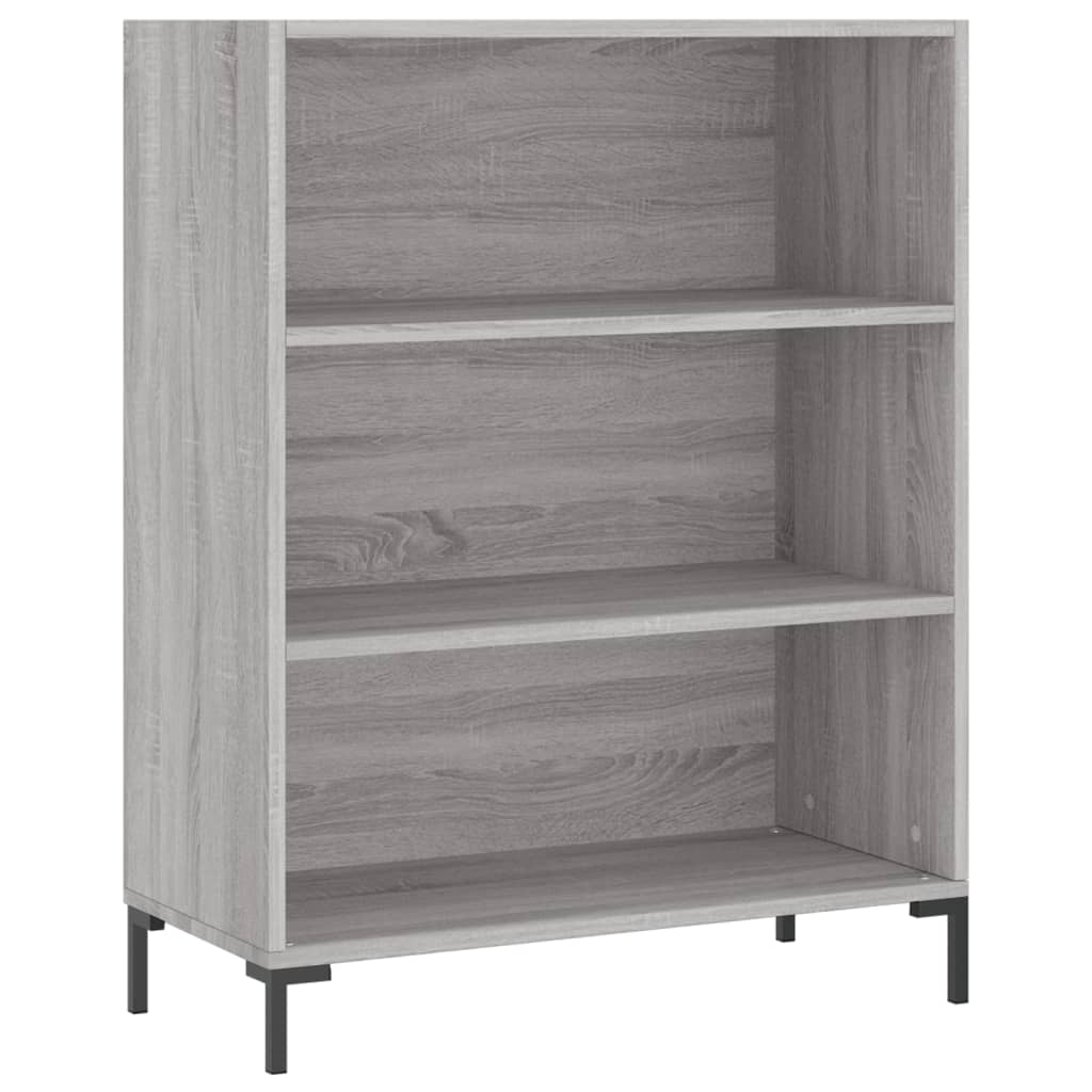 Buffet sonoma gris 69,5x32,5x180 cm bois d'ingénierie - XIOS