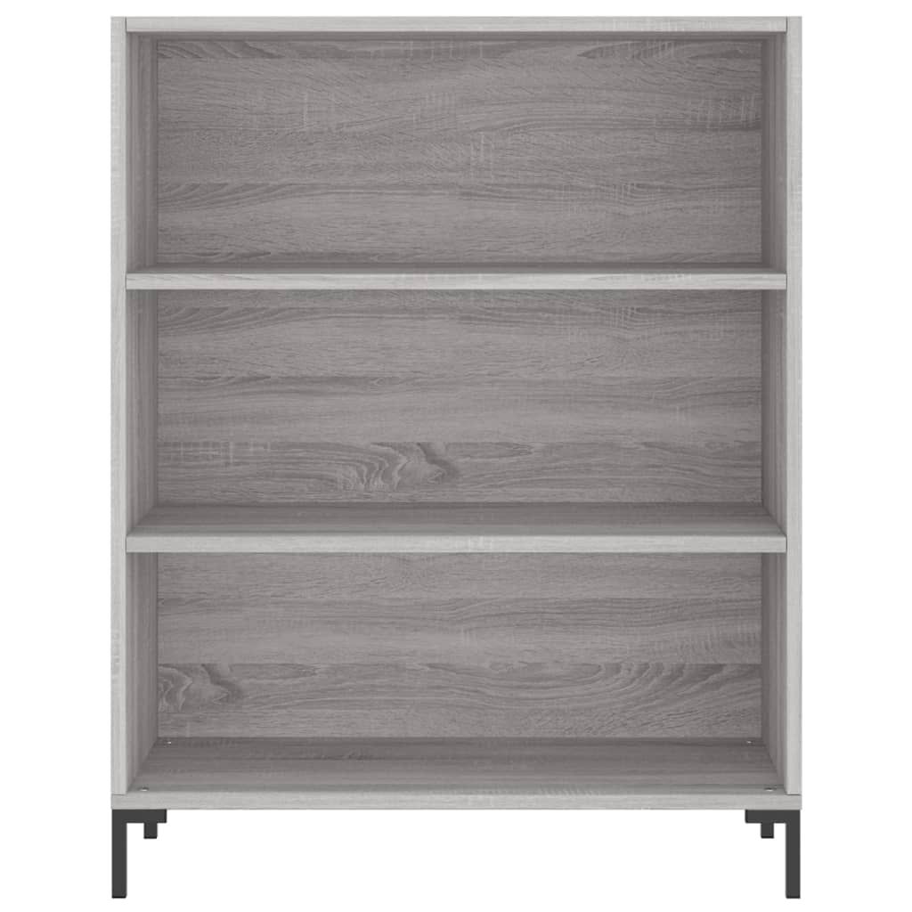 Buffet sonoma gris 69,5x32,5x180 cm bois d'ingénierie - XIOS