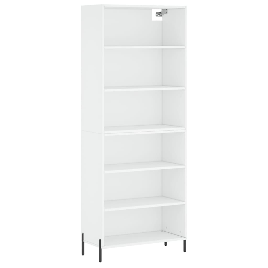 Buffet blanc 69,5x32,5x180 cm bois d'ingénierie - XIOS