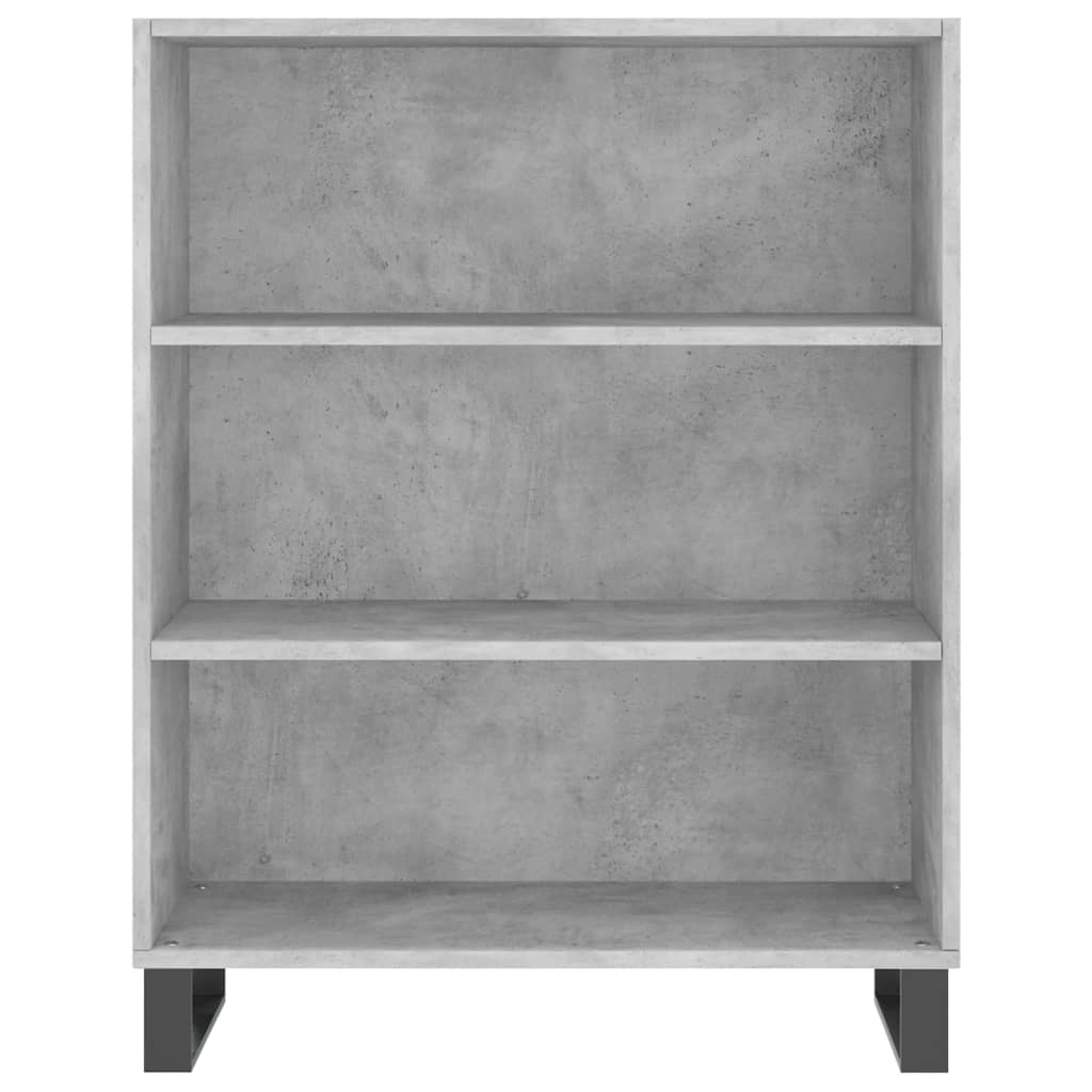 Buffet gris béton 69,5x32,5x180 cm bois d'ingénierie - XIOS