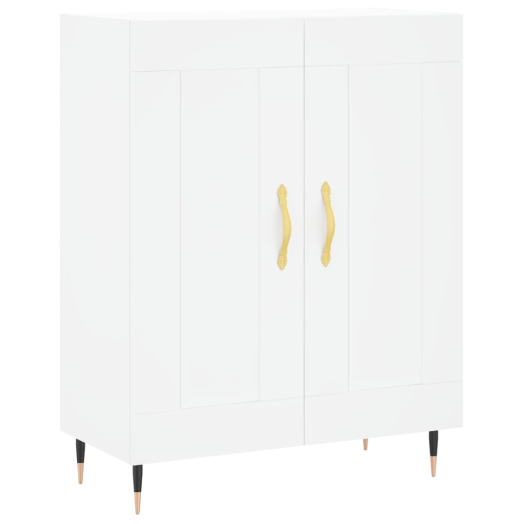 Buffet haut Blanc 69,5x34x180 cm Bois d'ingénierie - XIOS