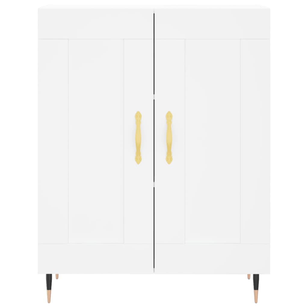 Buffet haut Blanc 69,5x34x180 cm Bois d'ingénierie - XIOS