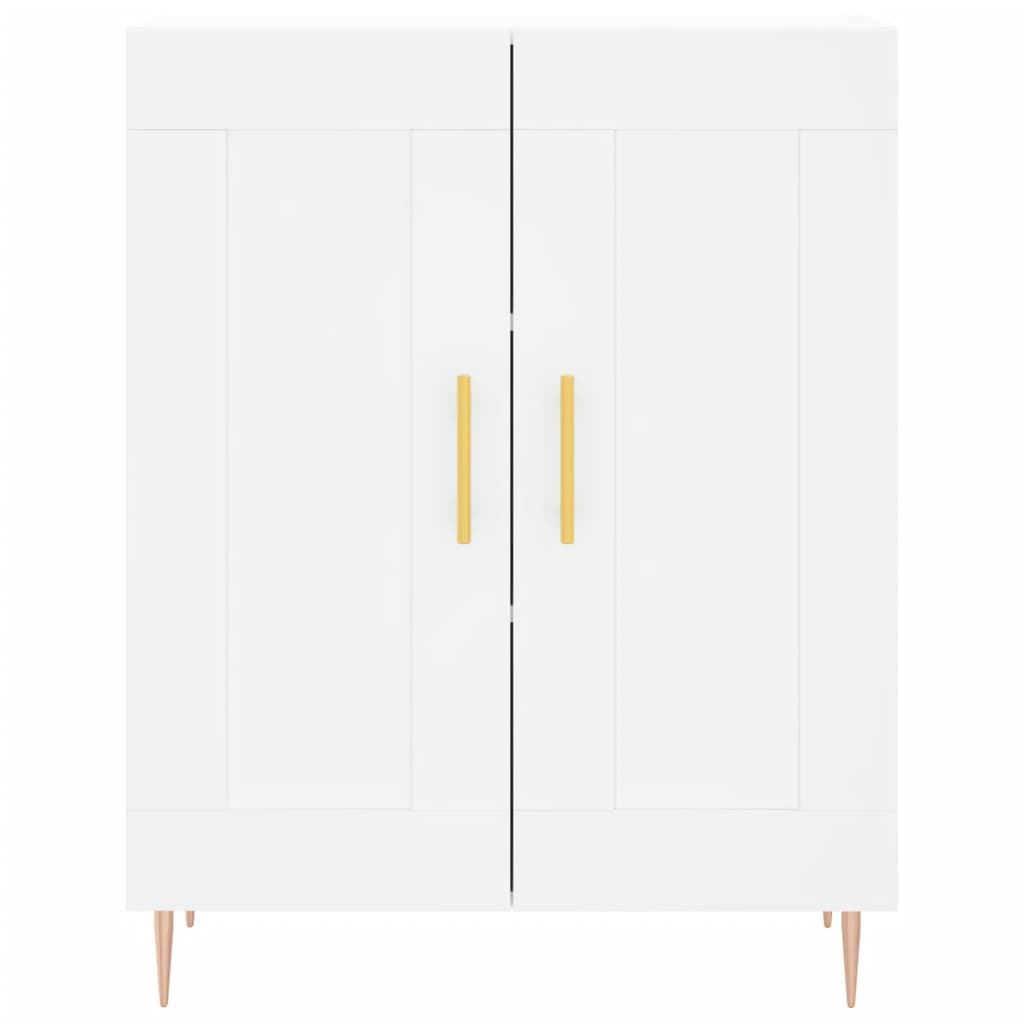 Buffet haut Blanc 69,5x34x180 cm Bois d'ingénierie - XIOS