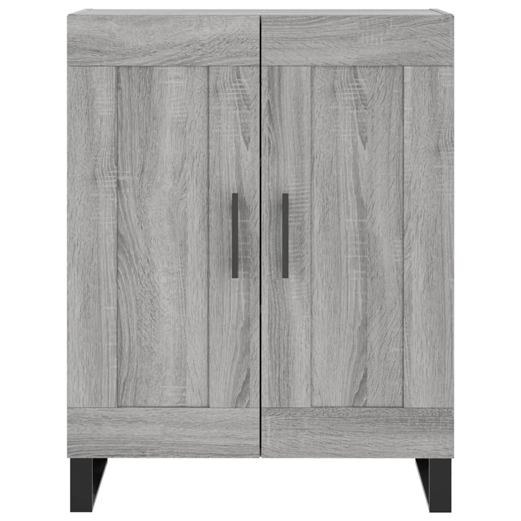 Buffet haut Sonoma gris 69,5x34x180 cm Bois d'ingénierie - XIOS
