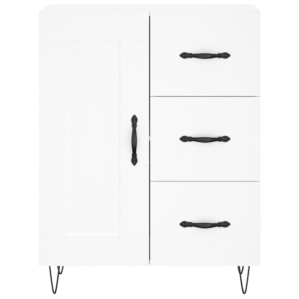 Buffet haut Blanc 69,5x34x180 cm Bois d'ingénierie - XIOS