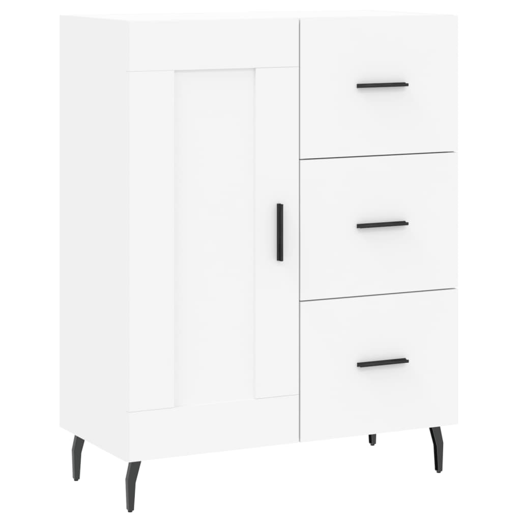 Buffet haut Blanc 69,5x34x180 cm Bois d'ingénierie - XIOS