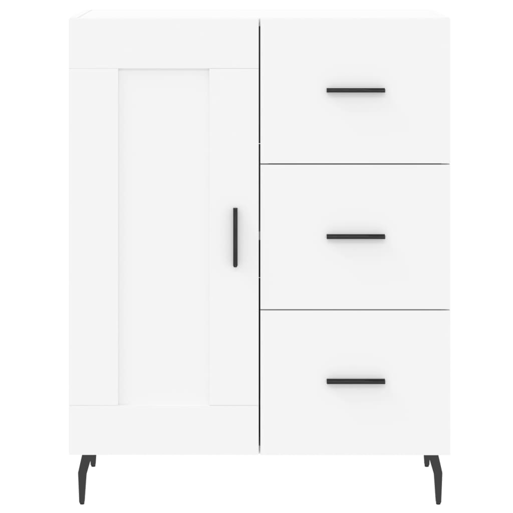 Buffet haut Blanc 69,5x34x180 cm Bois d'ingénierie - XIOS