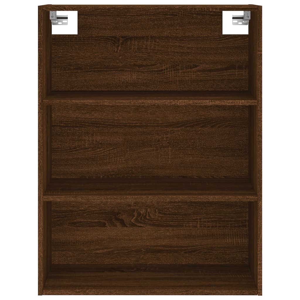 Buffet haut Chêne marron 69,5x34x180 cm Bois d'ingénierie Buffets & bahuts vidaXL