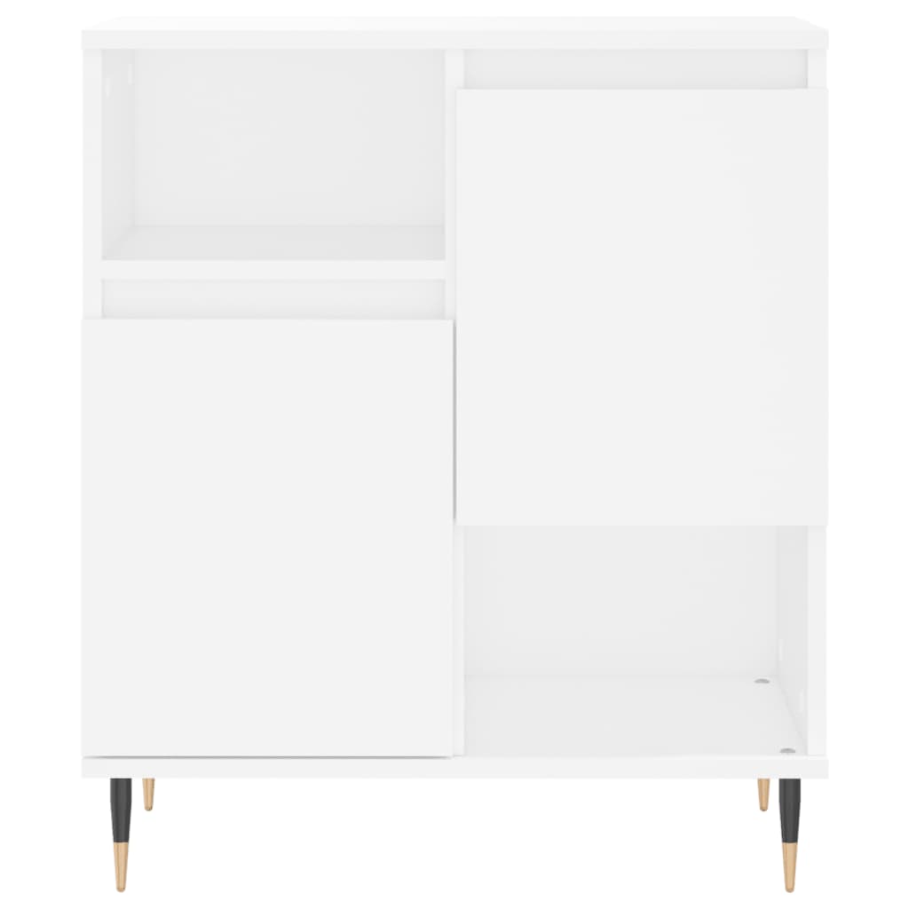 Buffets 2 pcs blanc bois d'ingénierie - XIOS