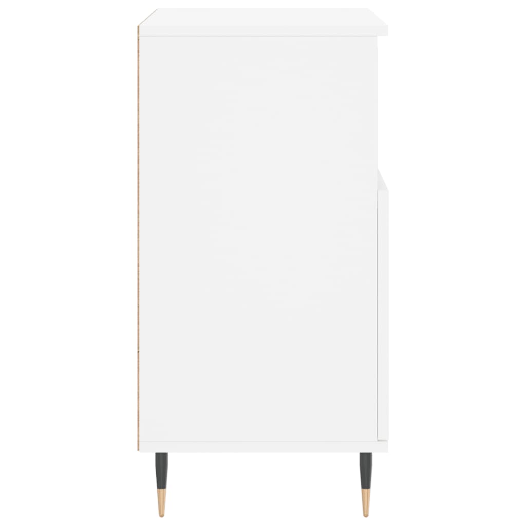 Buffets 2 pcs blanc bois d'ingénierie - XIOS