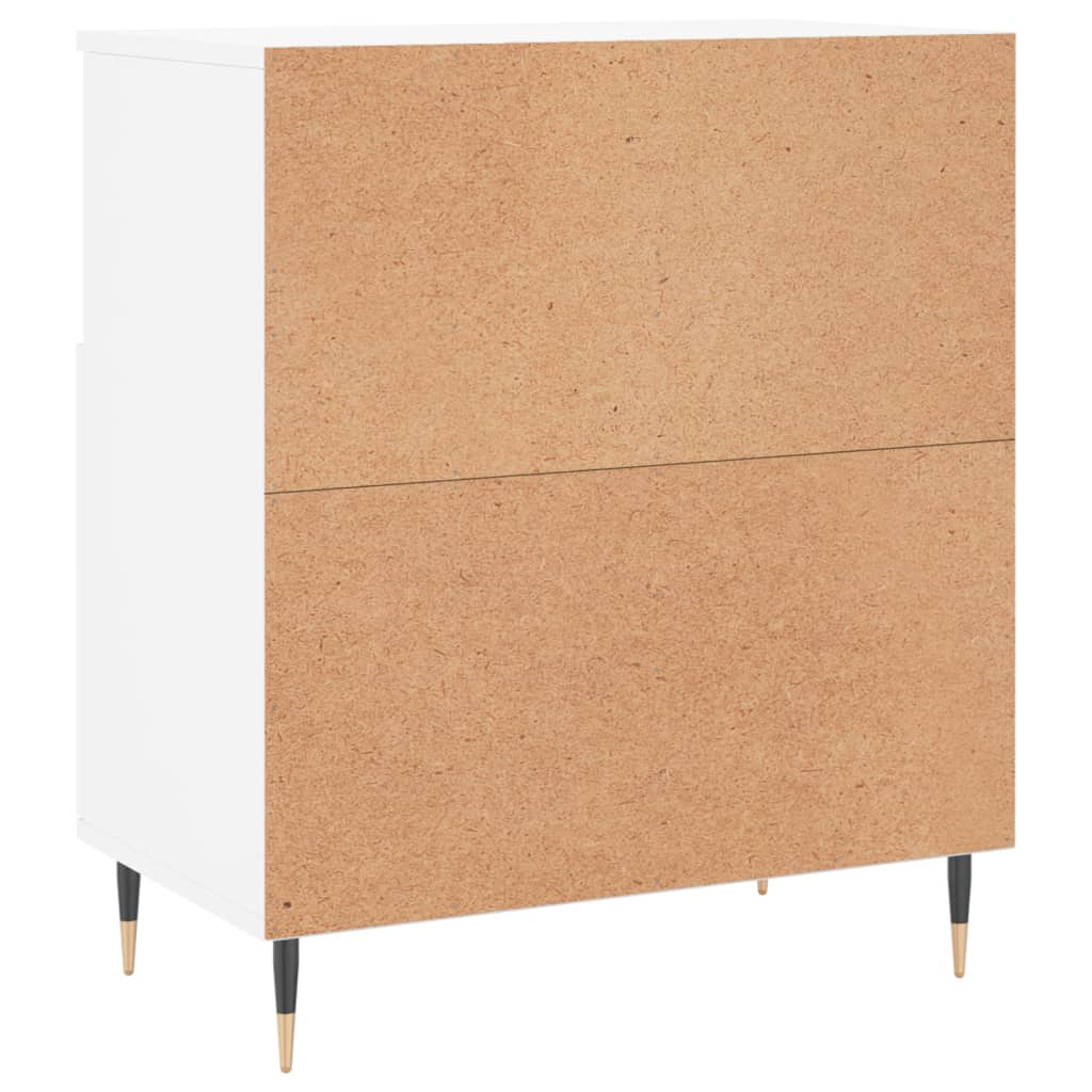 Buffets 2 pcs blanc bois d'ingénierie - XIOS