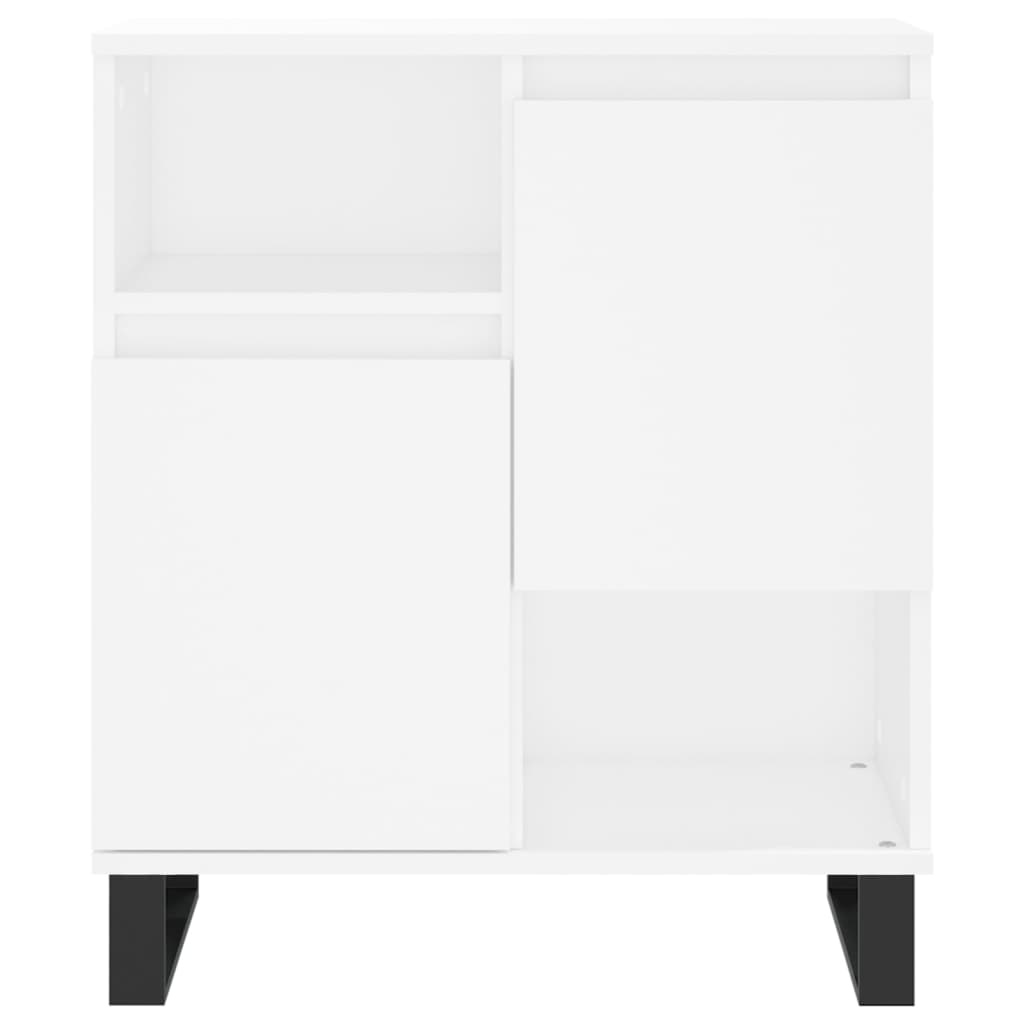 Buffets 2 pcs blanc bois d'ingénierie - XIOS