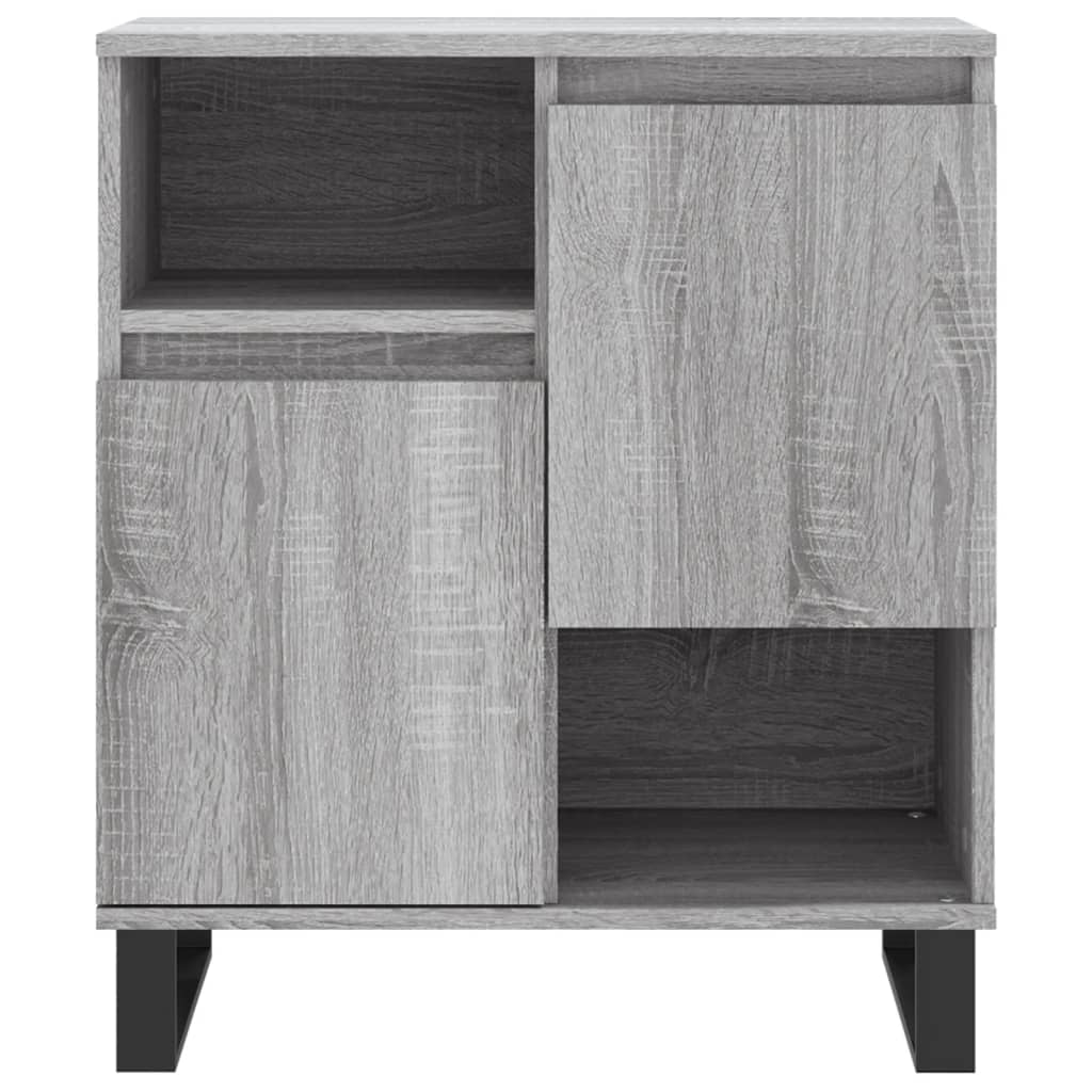 Buffets 2 pcs sonoma gris bois d'ingénierie - XIOS