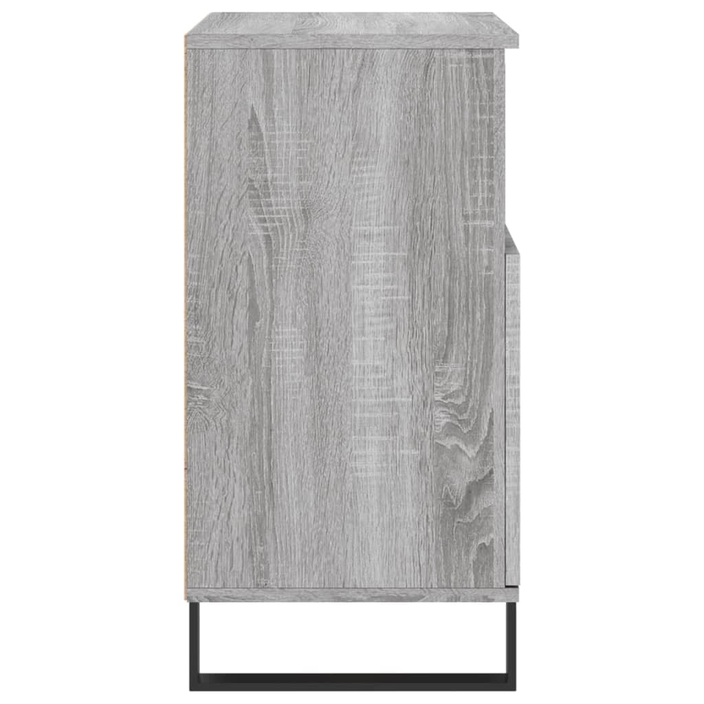 Buffets 2 pcs sonoma gris bois d'ingénierie - XIOS