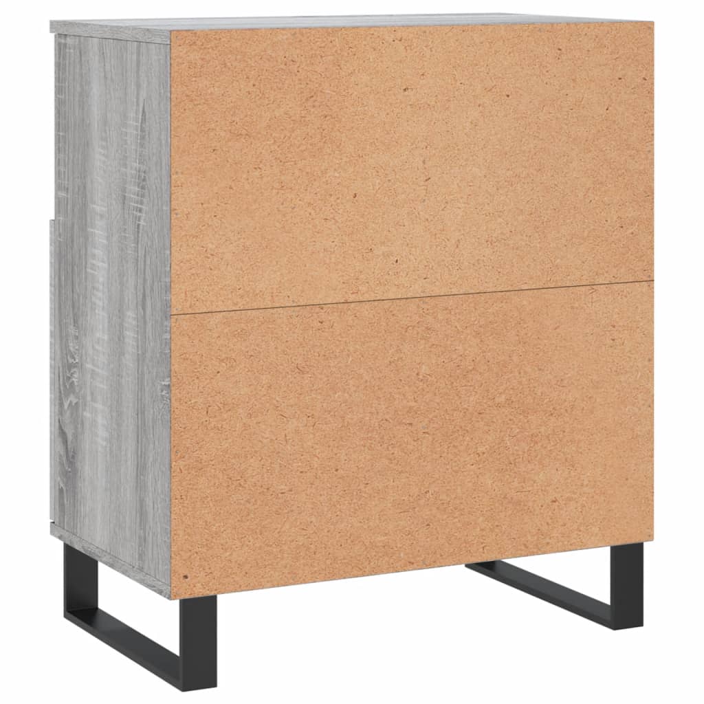 Buffets 2 pcs sonoma gris bois d'ingénierie - XIOS