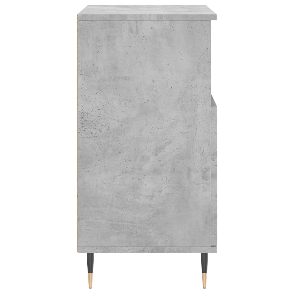Buffets 3 pcs gris béton bois d'ingénierie - XIOS