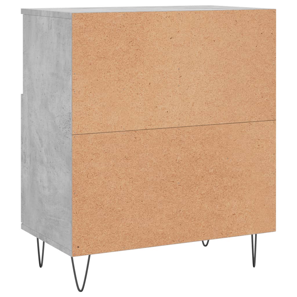 Buffets 3 pcs gris béton bois d'ingénierie - XIOS