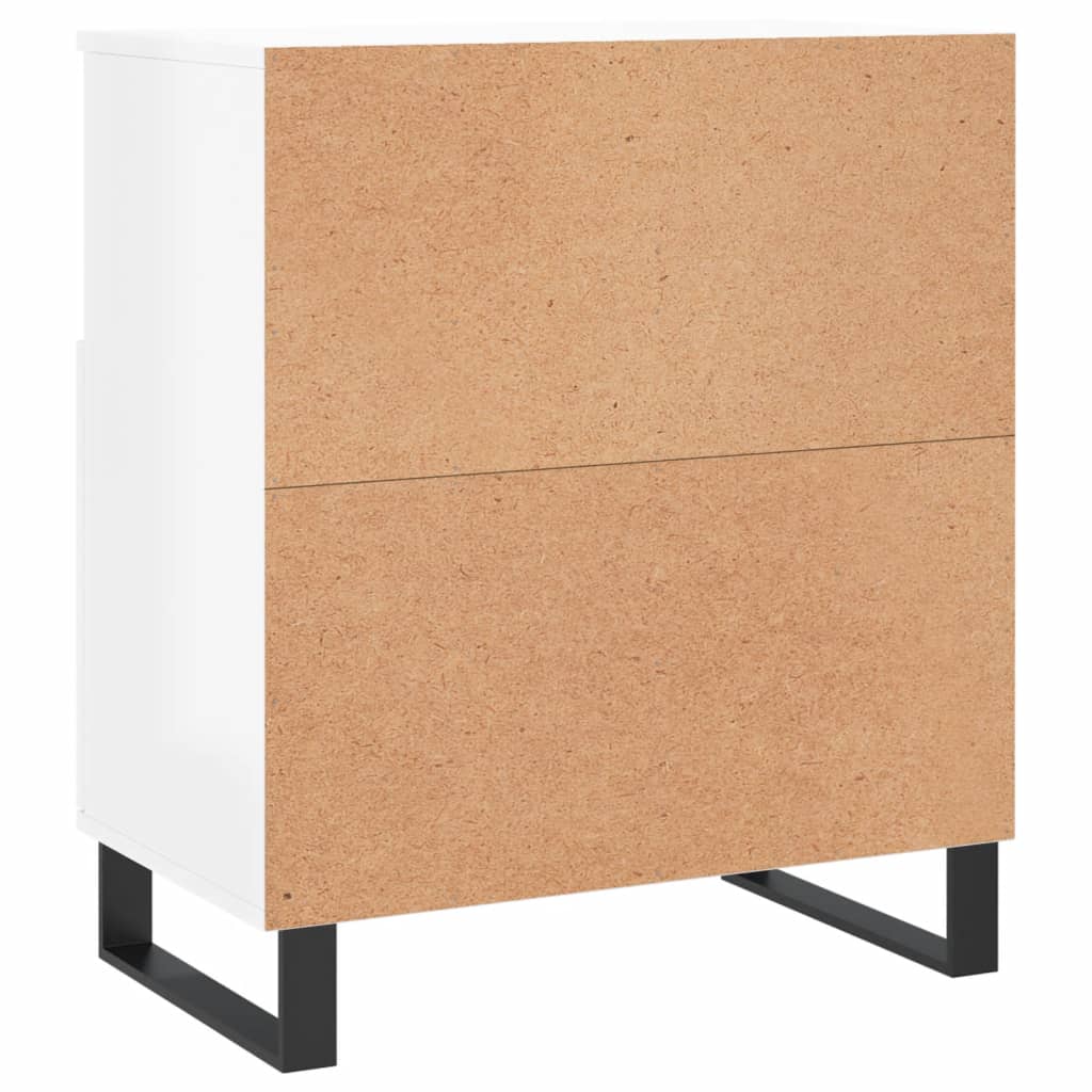Buffets 3 pcs blanc brillant bois d'ingénierie - XIOS