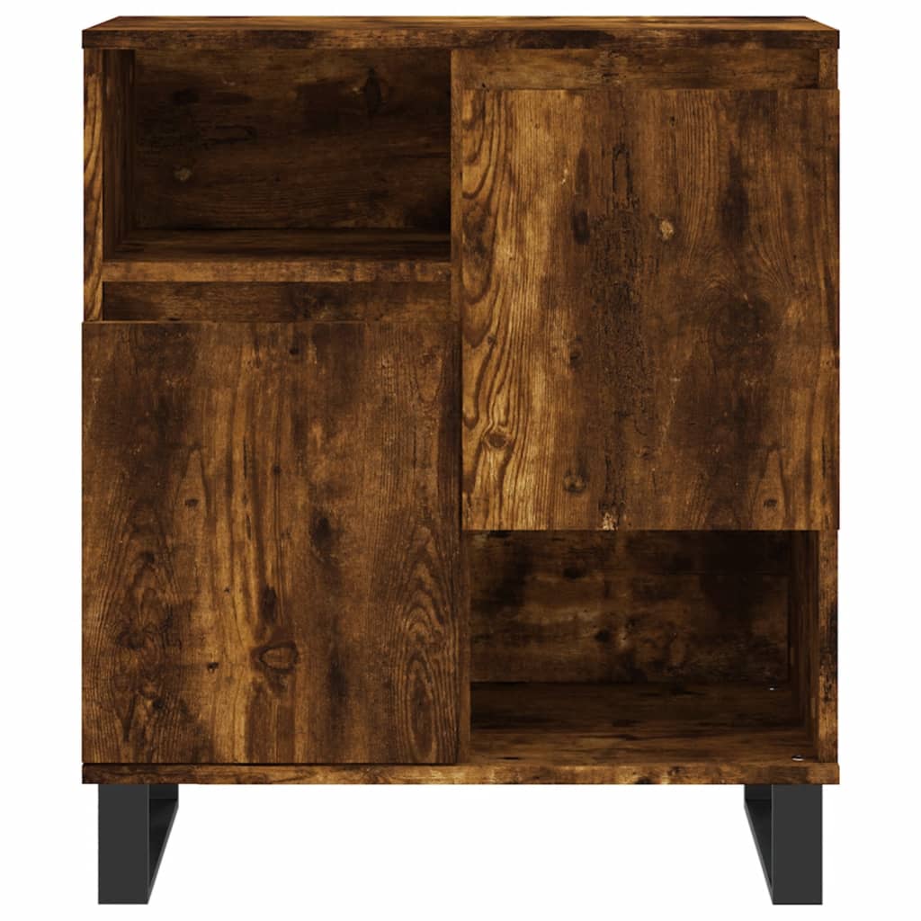 Buffets 3 pcs Chêne fumé Bois d'ingénierie Buffets & bahuts vidaXL