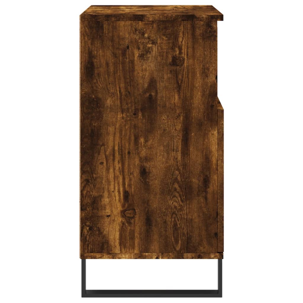 Buffets 3 pcs Chêne fumé Bois d'ingénierie Buffets & bahuts vidaXL