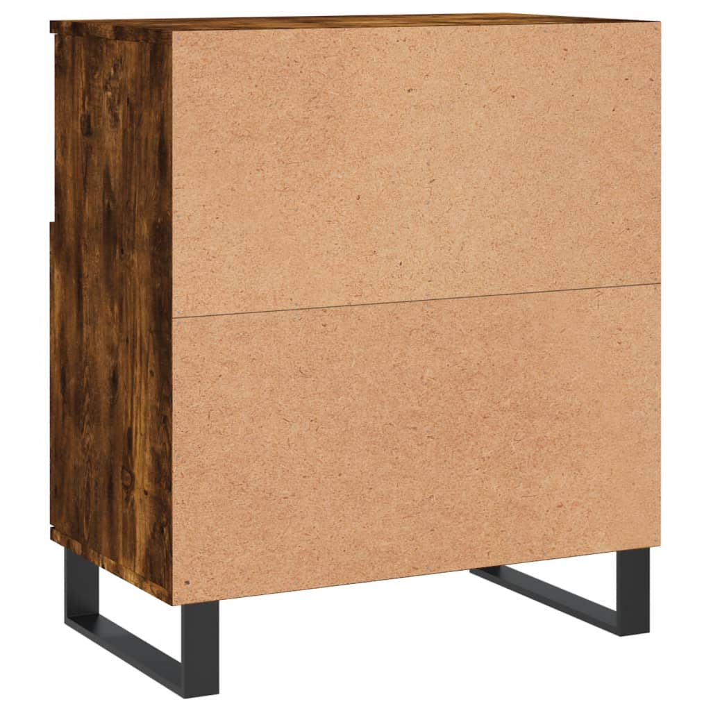 Buffets 3 pcs Chêne fumé Bois d'ingénierie Buffets & bahuts vidaXL