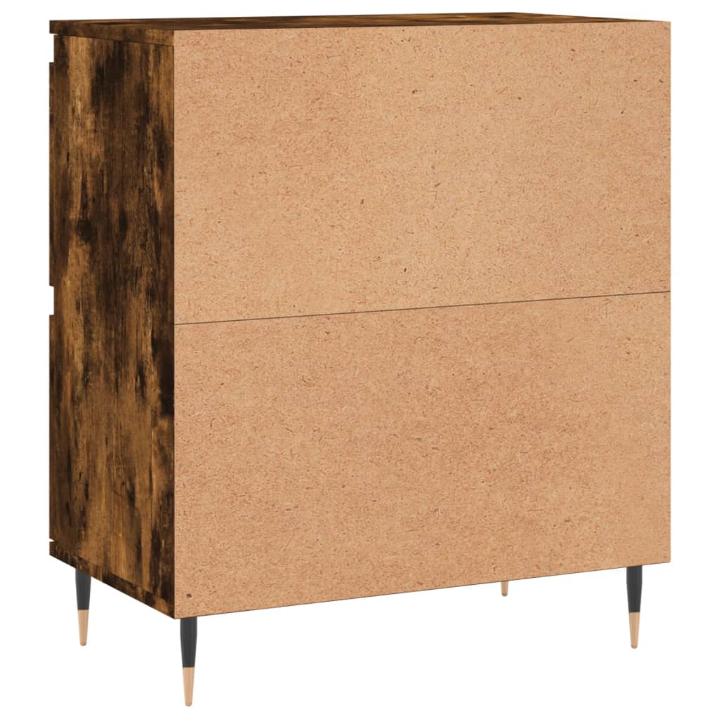Buffets 2 pcs chêne fumé bois d'ingénierie - XIOS