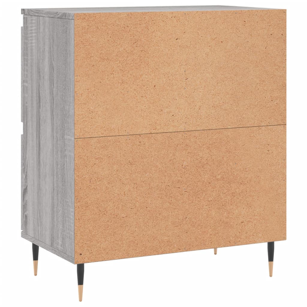 Buffets 2 pcs sonoma gris bois d'ingénierie - XIOS