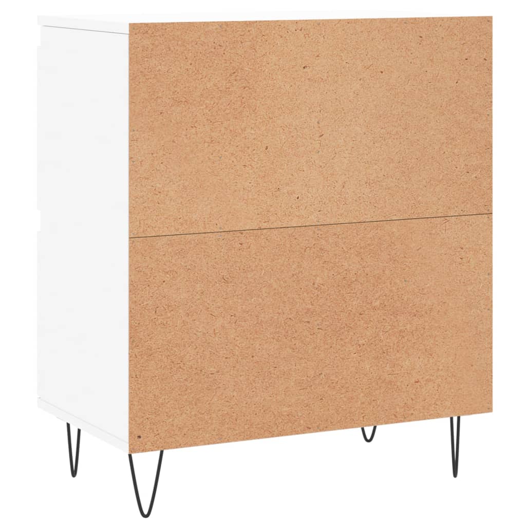 Buffets 2 pcs blanc bois d'ingénierie - XIOS