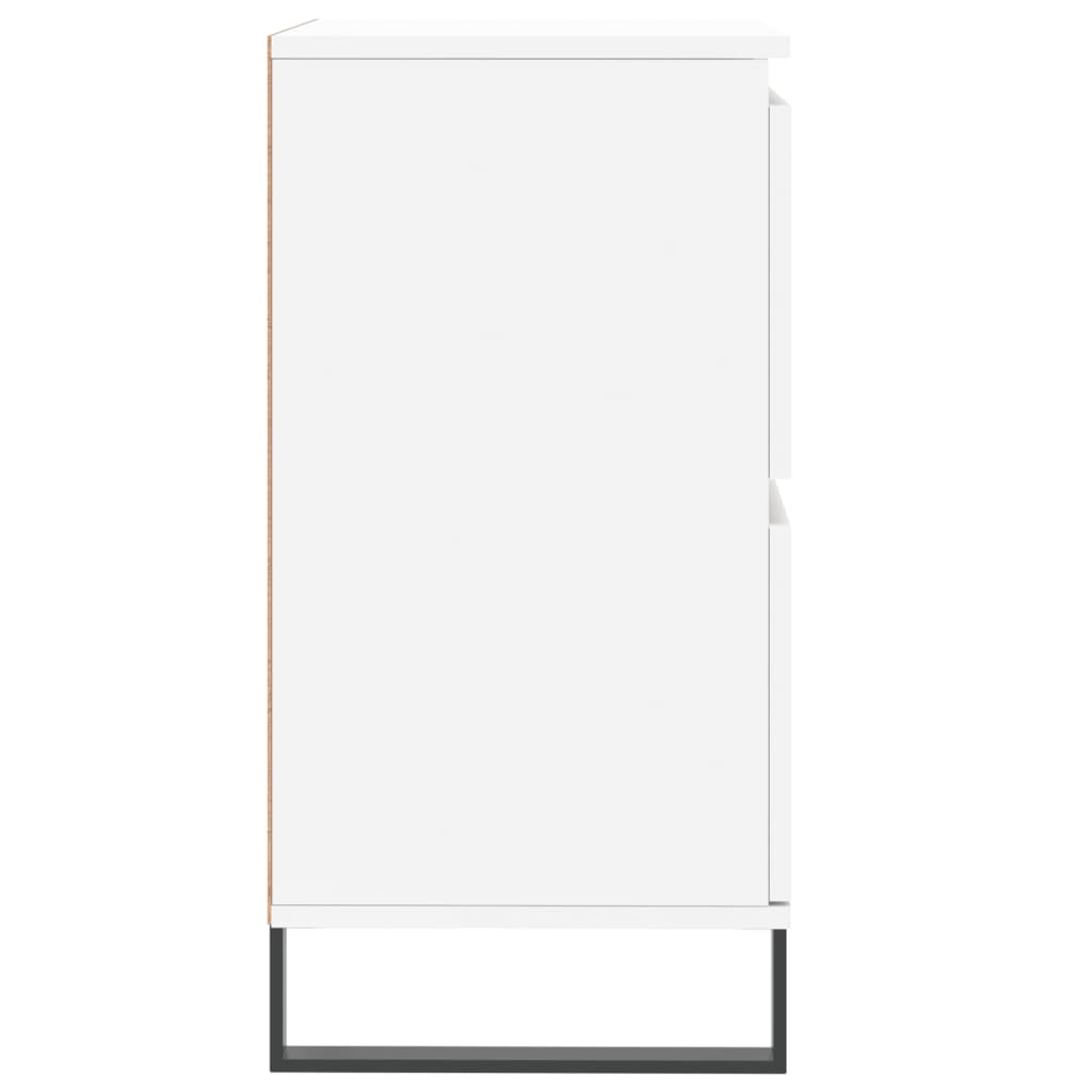 Buffets 2 pcs blanc bois d'ingénierie - XIOS