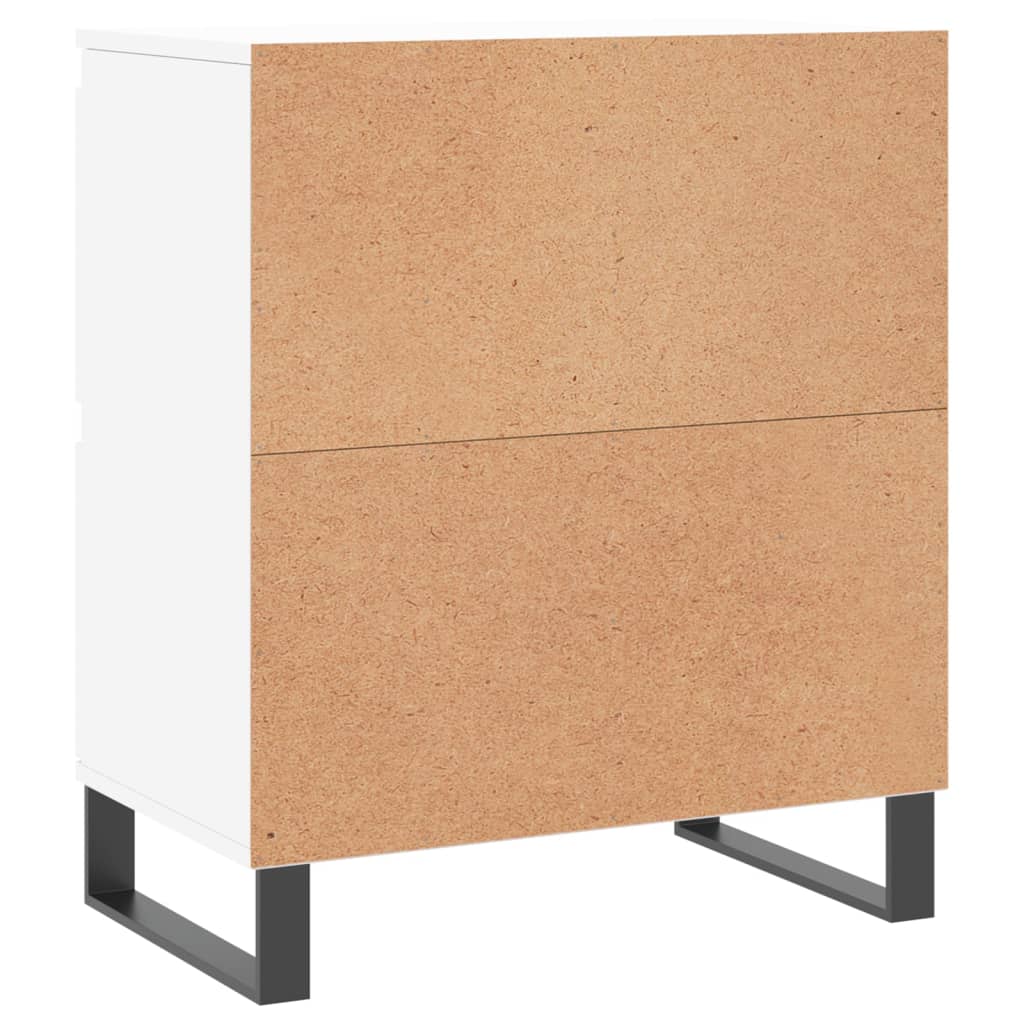 Buffets 2 pcs blanc bois d'ingénierie - XIOS