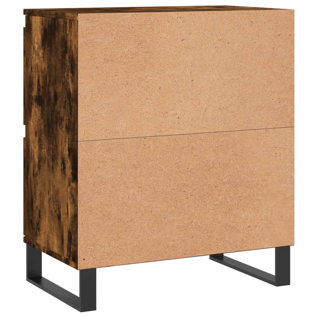 Buffets 2 pcs chêne fumé bois d'ingénierie - XIOS